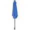 9 Feet Solar LED Lighted Patio Market Umbrella Tilt Adjustment Crank Lift